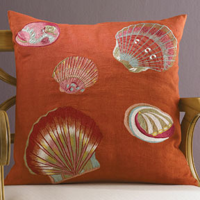 Shells Throw Pillow