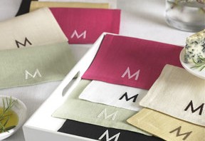 Gift Under $25: Monogrammed Cocktail Napkins