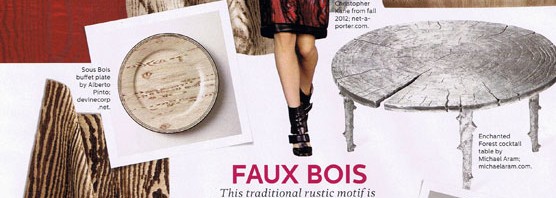 As Seen in Elle Decor: Faux Bois