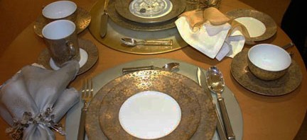 Table Setting of the Week: Heavy Metal