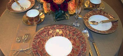 Table Setting of the Week: Trois Ors