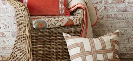 Just In: Persimmon and Chocolate Pillows