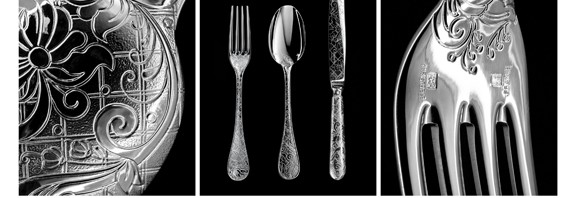 Jardin d’Eden: Exquisitely Engraved Flatware