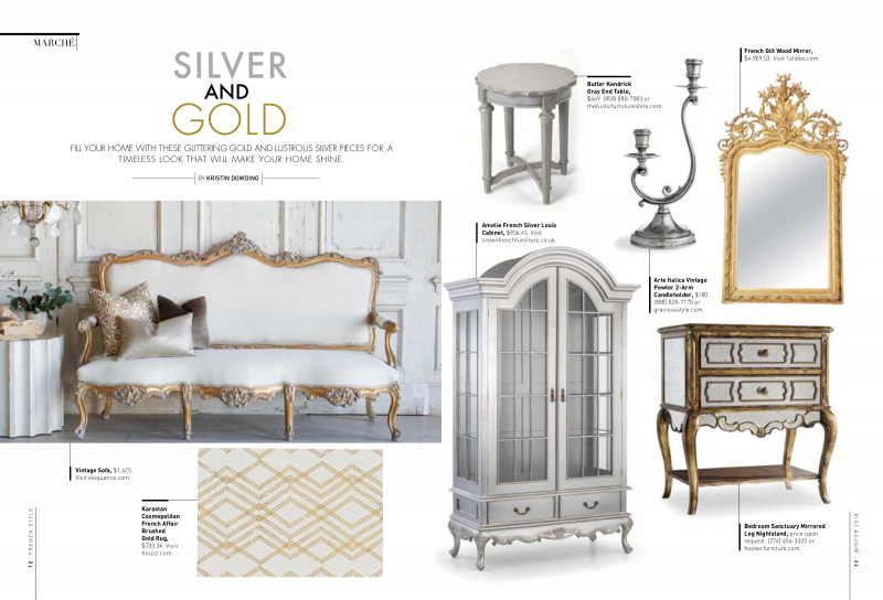 French Style Winter 2018 Silver and Gold