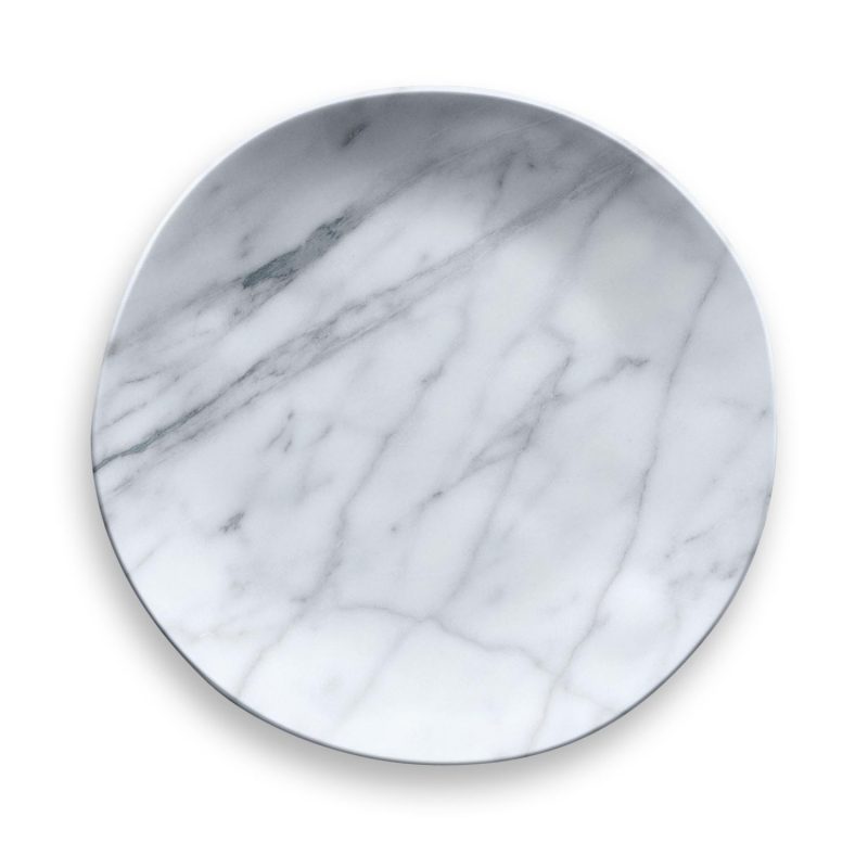 Carrara Marble Melamine Dinnerware